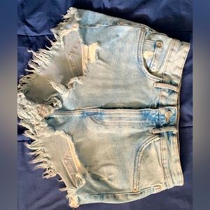 Size 4 Zara Denim Festive Shorts